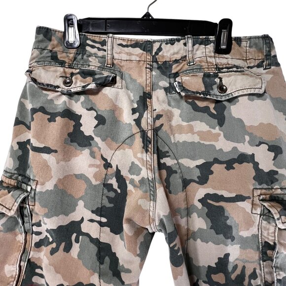 Levis Mens Camo Cargo Pants Relaxed Fit Cotton Blend Durable Casual Wear 32x30 - Picture 5 of 15